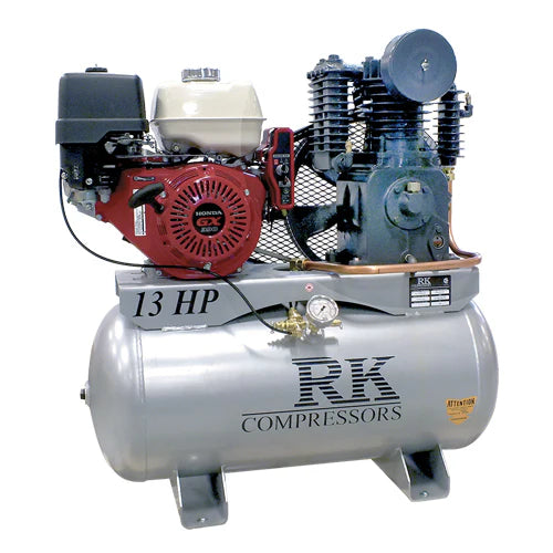 IC-1360H-GE - RK COMPRESSOR 13HP HONDA 60 GALLONS HORIZONTAL ELECTRIQUE
