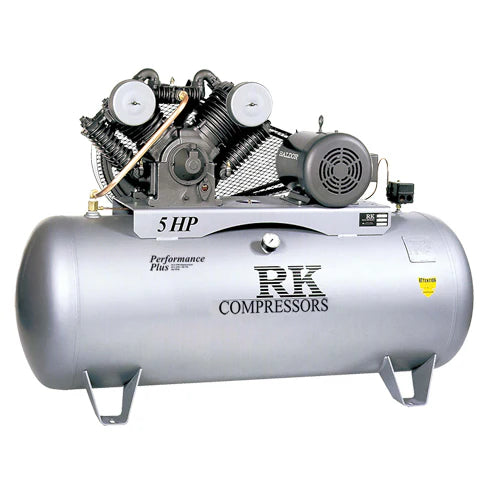 DF-580H-575 - RK COMPRESSOR 5HP 80 GALLON HORIZONTAL 575 VOLT 3 PHASES