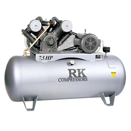 DF-7580H-230 - RK COMPRESSOR 7.5HP 80 GALLONS HORIZONTAL 230 VOLT 1 PHASE