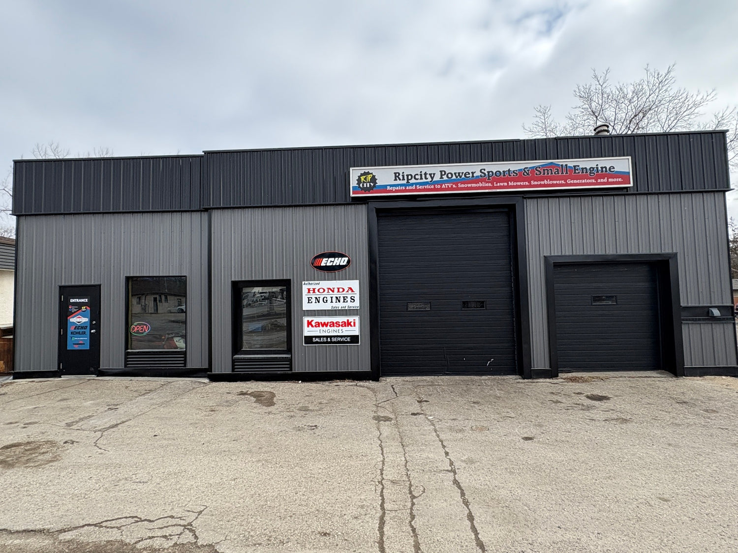 The Ripcity Powersports and Small Engine Repair shop